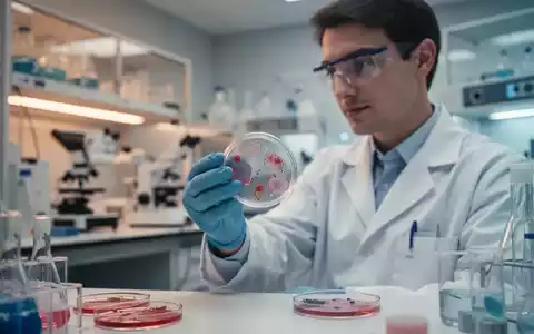 Ein Wissenschaftler in einem modernen Labor bei der Untersuchung einer Probe im Kontext der Ernährungsforschung. - Foto: über boerse-global.de