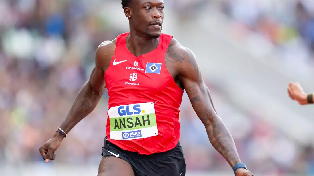 Wird trotz eines Nada-Verfahrens bei den deutschen Meisterschaften antreten: 100-Meter-Rekordler Owen Ansah. (Archivbild) - Bild: Sven Hoppe/dpa
