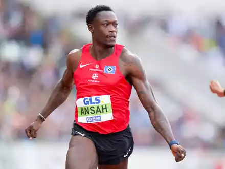 Wird trotz eines Nada-Verfahrens bei den deutschen Meisterschaften antreten: 100-Meter-Rekordler Owen Ansah. (Archivbild) - Foto: Sven Hoppe/dpa