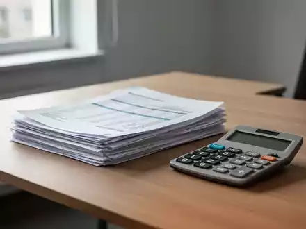 Ein moderner Schreibtisch mit Finanzunterlagen und einem Taschenrechner als Symbol für die Reform der Minijobs. - Foto: über boerse-global.de