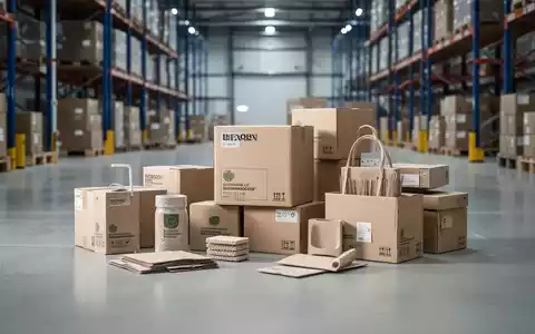 Nachhaltige Verpackungsmaterialien in einem modernen Logistiklager als Symbol für die PPWR-Vorgaben. - Foto: über boerse-global.de