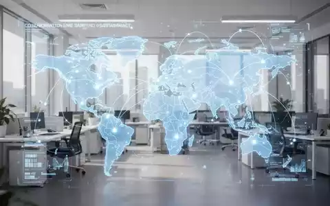 Digitales Netzwerk einer globalen Lieferkette mit Fokus auf Nachhaltigkeit und internationale Zusammenarbeit. - Foto: über boerse-global.de