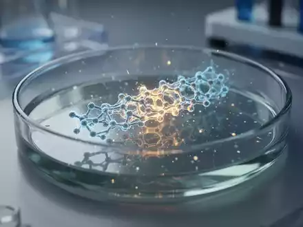 Ein leuchtender Nanosensor unter einem Mikroskop in einem modernen Labor zur Untersuchung der Darmgesundheit. - Foto: über boerse-global.de