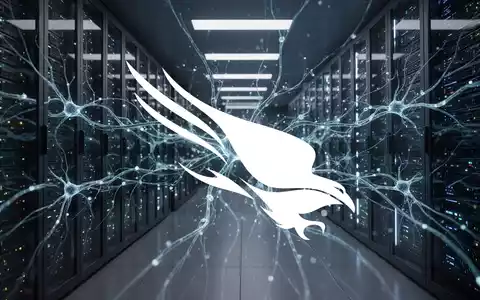 Abstrakte Darstellung von Cybersicherheit und neuronalen Netzwerken in einem modernen Serverraum. - Foto: über boerse-global.de
