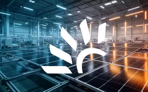 Moderne Solarmodul-Fertigungsanlage mit atmosphärischer Beleuchtung und Fokus auf technologische industrielle Ästhetik. - Foto: über boerse-global.de