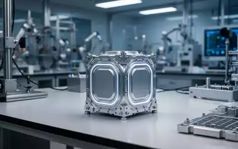 Hochtechnologische Lithium-Batteriezelle auf einem Labortisch als Symbol für technologische Innovation. - Foto: über boerse-global.de