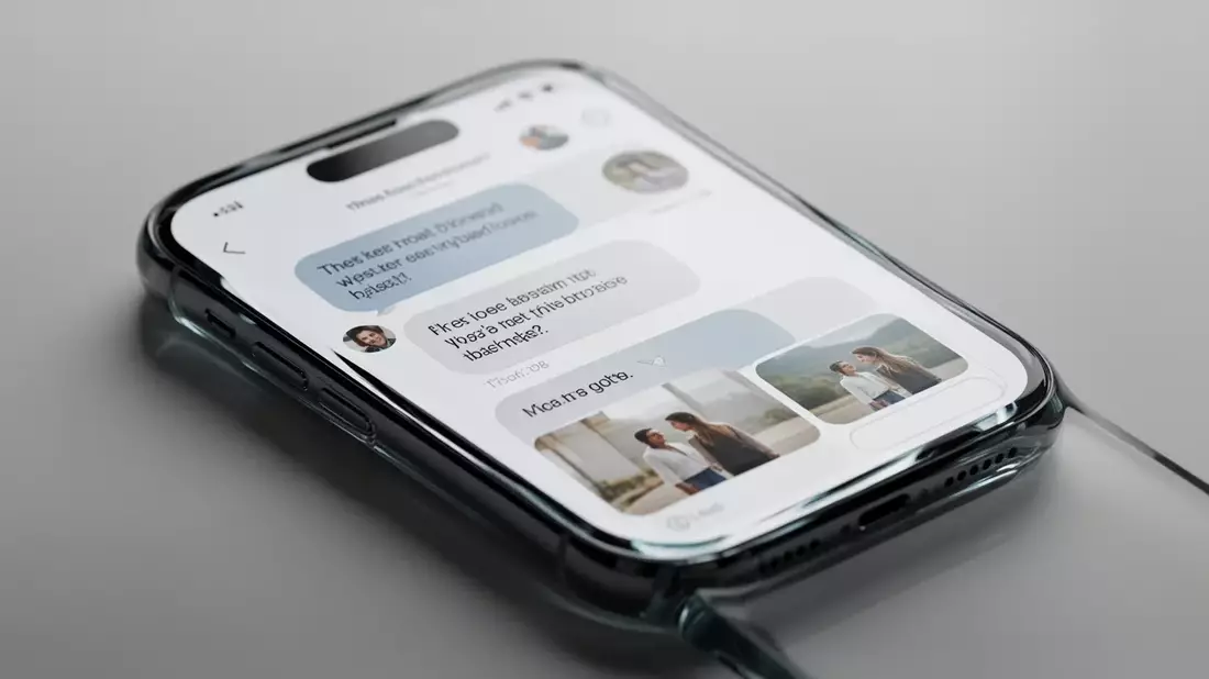 WhatsApp iOS: Liquid Glass Design mit runden Blasen und randlosen Medien