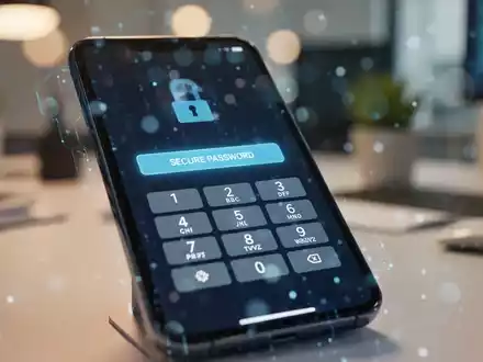 Smartphone-Display mit Eingabefeld für ein alphanumerisches Passwort zur Erhöhung der Kontosicherheit. - Foto: über boerse-global.de
