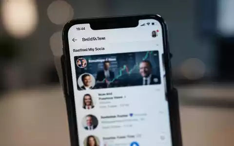 Smartphone-Display mit sozialen Medien vor einem verschwommenen Hintergrund, das die Regulierung digitaler Plattformen symbolisiert. - Foto: über boerse-global.de