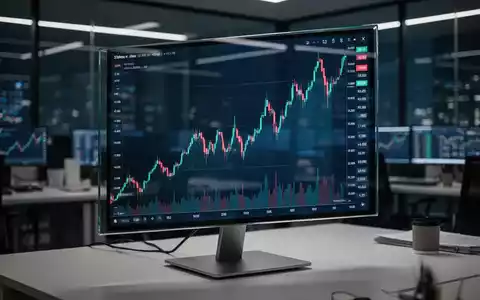 Steigende Börsenkurse auf einem digitalen Monitor in einem modernen Büro. - Foto: über boerse-global.de