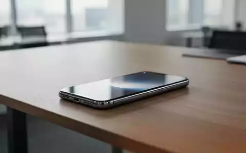 Modernes Smartphone auf einem Schreibtisch, das den Apple Siri-Sammelklagevergleich und Verbrauchertechnologie-Rechtsstreitigkeiten darstellt. - Foto: über boerse-global.de
