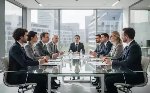 Professionelle Atmosphäre bei einem Fachkräfte-Summit mit einer Gruppe von Geschäftsleuten im Gespräch. - Foto: über boerse-global.de