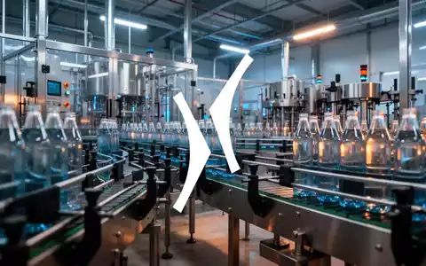 Moderne, automatisierte Industrieanlage in einer Abfüll- und Verpackungshalle mit atmosphärischer Beleuchtung. - Foto: über boerse-global.de