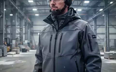 Eine Person in moderner, funktionaler Schutzkleidung für Kältebereiche in einer industriellen Arbeitsumgebung. - Foto: über boerse-global.de