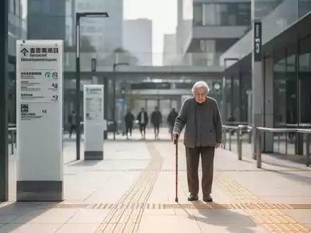 Modern gestalteter, barrierefreier öffentlicher Raum mit taktiler Bodenführung für Menschen mit Mobilitätseinschränkungen. - Foto: über boerse-global.de