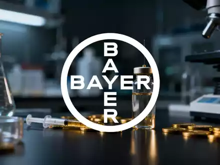 Abstrakte Darstellung einer pharmazeutischen Laborumgebung mit Fokus auf Handelsunsicherheit und Wirtschaftsthemen. - Foto: über boerse-global.de