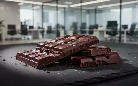 Hochwertige Schokoladentafeln auf dunklem Hintergrund, stimmungsvoll beleuchtet in professioneller Studio-Optik. - Foto: über boerse-global.de