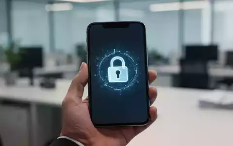 Ein Smartphone zeigt ein digitales Schloss-Symbol auf dem Display als Metapher für erhöhte Sicherheit bei WhatsApp. - Foto: über boerse-global.de