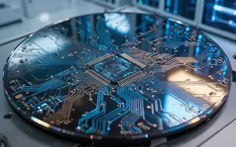 Nahaufnahme eines fortschrittlichen Silizium-Halbleiterwafers für KI-Hochleistungsrechner. - Foto: über boerse-global.de