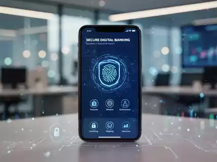 Smartphone mit digitaler Banking-App zur Absicherung von Online-Überweisungen und Betrugsprävention. - Foto: über boerse-global.de