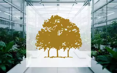 Moderne Gewächshausanlage in einem sterilen, professionellen Umfeld mit grüner Flora und tiefenschärfe. - Foto: über boerse-global.de