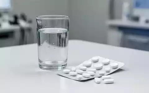 Nahaufnahme von Kalziumtabletten und einer Medikamentenpackung auf einem medizinischen Behandlungstisch. - Foto: über boerse-global.de