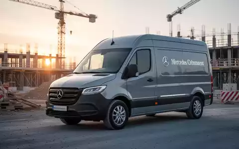 Ein Firmenwagen auf einer Baustelle bei Sonnenaufgang symbolisiert die rechtliche Neuregelung der Arbeitszeitvergütung. - Foto: über boerse-global.de