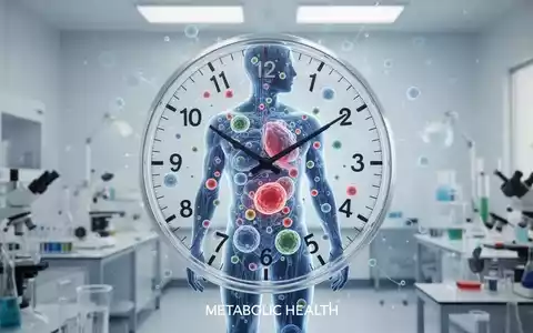 Konzeptuelle Darstellung einer biologischen Uhr in einer menschlichen Silhouette zur Visualisierung der Zellalterung. - Foto: über boerse-global.de