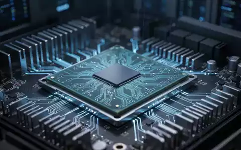 Hochleistungs-Serverprozessor-Chip mit komplexer Schaltung in einem modernen Rechenzentrum. - Foto: über boerse-global.de