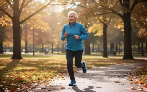 Eine aktive Person joggt in einem sonnigen Park als Symbol für kontinuierliche Bewegung zur Demenzprävention. - Foto: über boerse-global.de