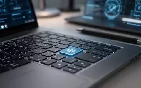 Nahaufnahme einer modernen Laptop-Tastatur mit einer dedizierten AI-Taste in einem professionellen Büro. - Foto: über boerse-global.de
