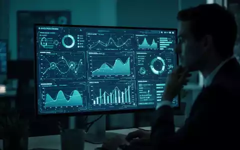 Ein beleuchteter Computerbildschirm mit Cybersicherheits-Daten in einem modernen Büro als Symbol für Phishing-Schulungen. - Foto: über boerse-global.de