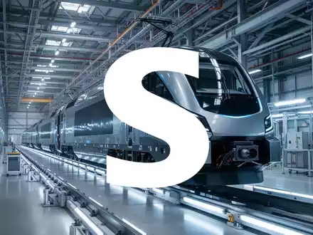Moderne Elektrolokomotive in einer industriellen Fertigungshalle mit präziser Ingenieurskunst. - Foto: über boerse-global.de