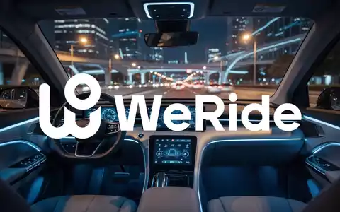 Futuristisches Interieur eines autonomen Fahrzeugs bei Nacht mit verschwommenen Stadtlichtern in der Umgebung. - Foto: über boerse-global.de