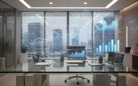 Digitale Visualisierung von Finanzdaten und Prozessdiagrammen in einem modernen Bürokontext zur KI-Automatisierung. - Foto: über boerse-global.de
