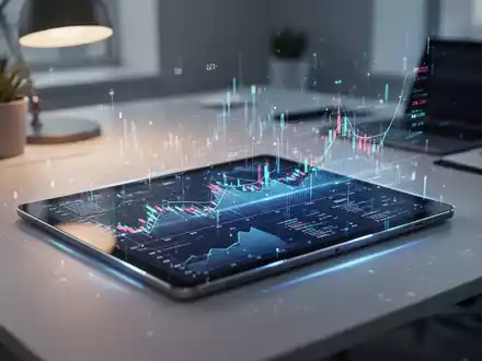 Digitales Tablet mit Finanzdaten in einem modernen Büro als Symbol für die E-Rechnungs-Reform in Frankreich. - Foto: über boerse-global.de
