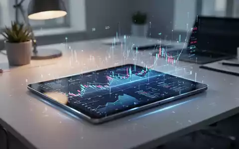Digitales Tablet mit Finanzdaten in einem modernen Büro als Symbol für die E-Rechnungs-Reform in Frankreich. - Foto: über boerse-global.de