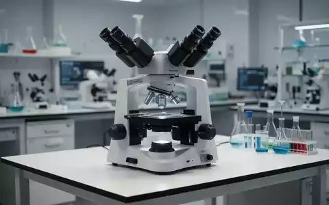 Medizinisches Labor mit einem Mikroskop für wissenschaftliche Forschung zum Zusammenhang von Ernährung und Zellbiologie. - Foto: über boerse-global.de