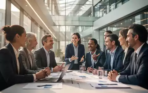 Geschäftspersonen bei einem Workshop, die sich in einer wertschätzenden und professionellen Atmosphäre austauschen. - Foto: über boerse-global.de