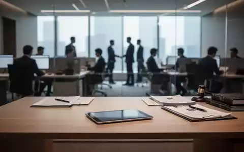 Ein modernes, minimalistisches Kanzleibüro mit Arbeitsplätzen, Dokumenten und professioneller Atmosphäre. - Foto: über boerse-global.de