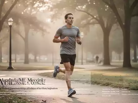 Eine Person joggt in einem Park bei Sonnenaufgang als Symbol für einen gesunden Lebensstil zur Blutdrucksenkung. - Foto: über boerse-global.de