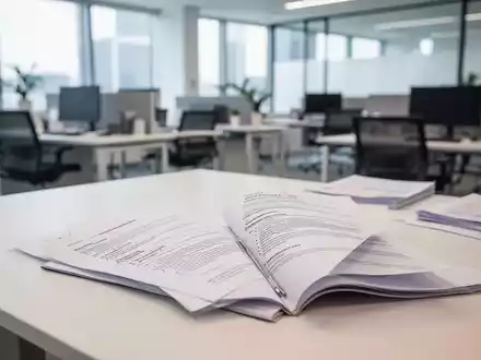 Ein Dokument auf einem modernen Schreibtisch im Büro, das Inklusionsvereinbarungen und rechtliche Unterlagen symbolisiert. - Foto: über boerse-global.de