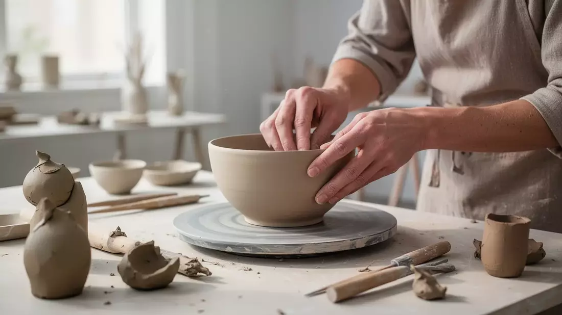 Handwerk als Therapie: Wie Töpfern und Stricken die Psyche stärken