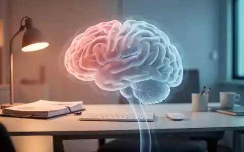 Abstrakte Darstellung mentaler Gesundheit durch eine Kombination aus modernem Arbeitsplatz und neurologischen Strukturen. - Foto: über boerse-global.de