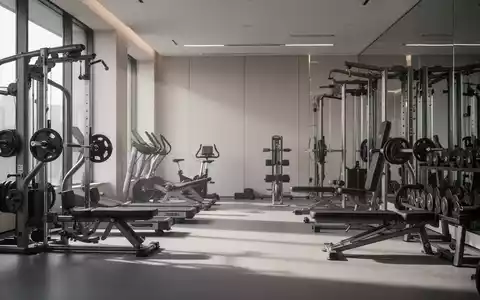 Modernes Fitnessstudio mit minimalistischer Ausstattung und professioneller Beleuchtung als Symbol für wissenschaftliches Training. - Foto: über boerse-global.de
