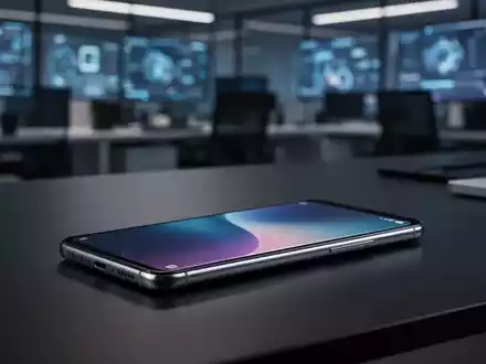 Ein modernes Xiaomi-Smartphone auf einem minimalistischen Schreibtisch bei sanfter Beleuchtung. - Foto: über boerse-global.de