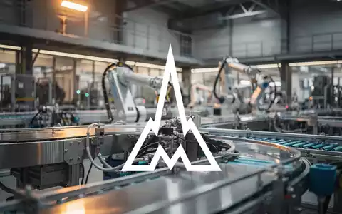 Abstrakte Darstellung einer modernen Industrieanlage mit Fokus auf mechanische Präzision und technisches Wachstum. - Foto: über boerse-global.de