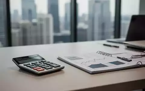 Ein moderner Schreibtisch mit Taschenrechner und Notizbuch als Symbol für die finanzielle Kalkulation bei Teilzeit. - Foto: über boerse-global.de