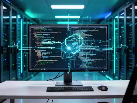 Digitale Oberfläche mit automatisierter Code-Analyse und Schwachstellenbehebung in professioneller Softwareentwicklung. - Foto: über boerse-global.de