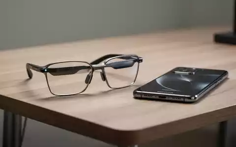 Moderne Smart Glasses und ein Smartphone auf einem Schreibtisch, die neue tragbare KI-Technologie repräsentieren. - Foto: über boerse-global.de